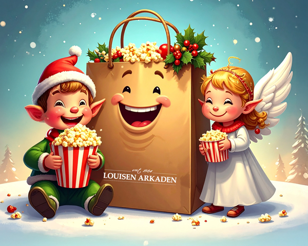 Weihnachtliche Stimmung in den Louisen Arkaden